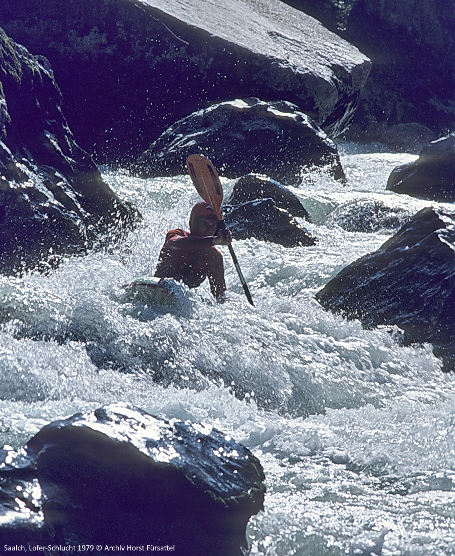 Jörg Salomon, Lofer-Schlucht (Saalach), September 1979