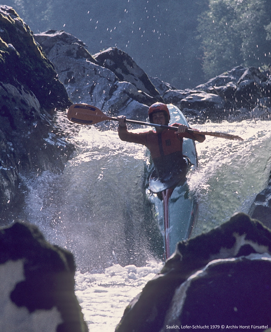 Jörg Salomon, Lofer-Schlucht (Saalach), September 1979