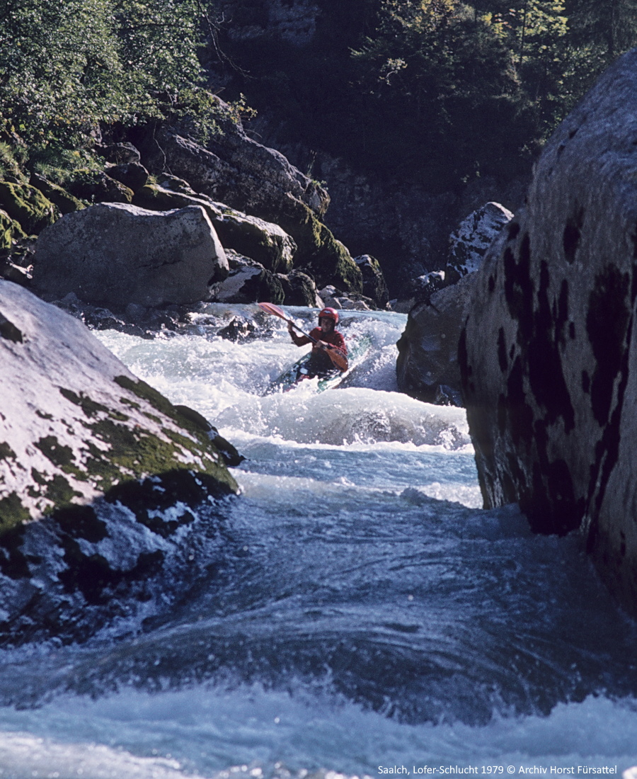 Jörg Salomon, Lofer-Schlucht (Saalach), September 1979