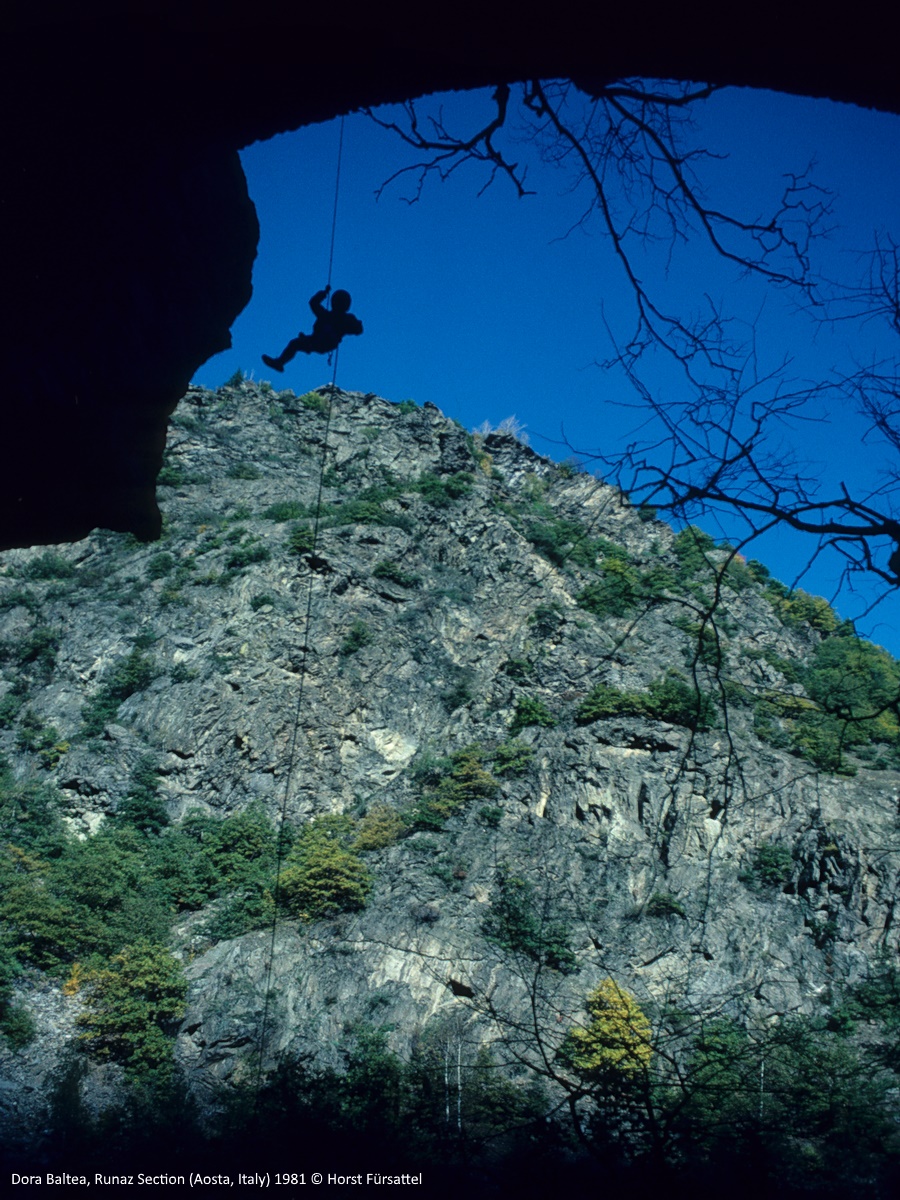 Dora Baltea, Aosta Valley, Runaz Section; Jörg Salomon, Norbert Schönamsgruber, Horst Fürsattel 1981