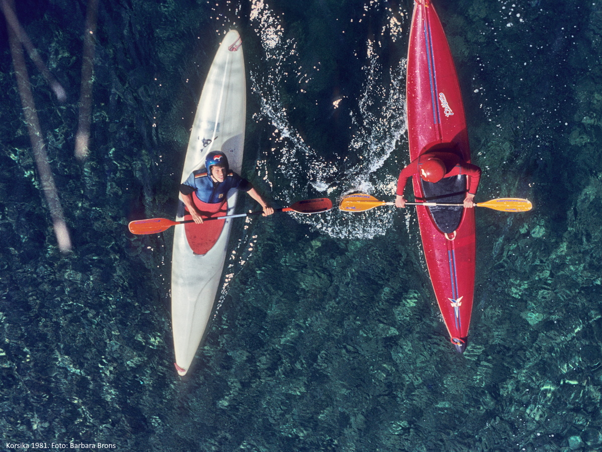 Horst Fürsattel und Jörg Salomon am Asco in Korsika 1981