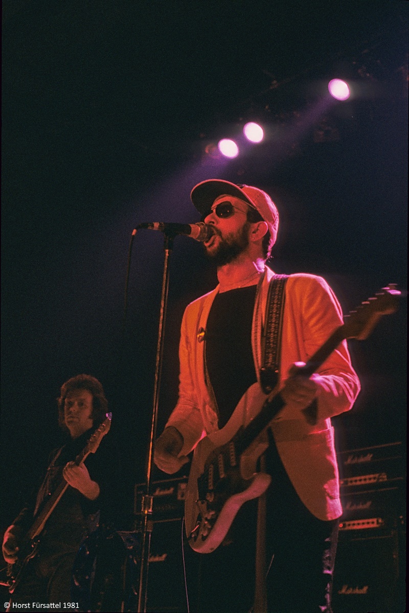 Manfred Manns Earth Band, Chris Thompson (Vocals, Guitar) 1981. Foto: Horst Fürsattel