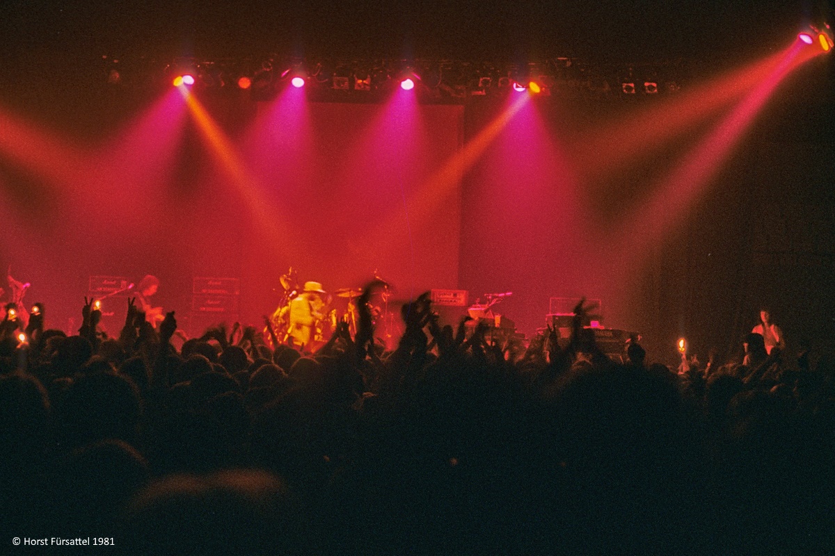 Manfred Manns Earth Band live in concert at Freiheitshalle Hof 1981. Foto: Horst Fürsattel