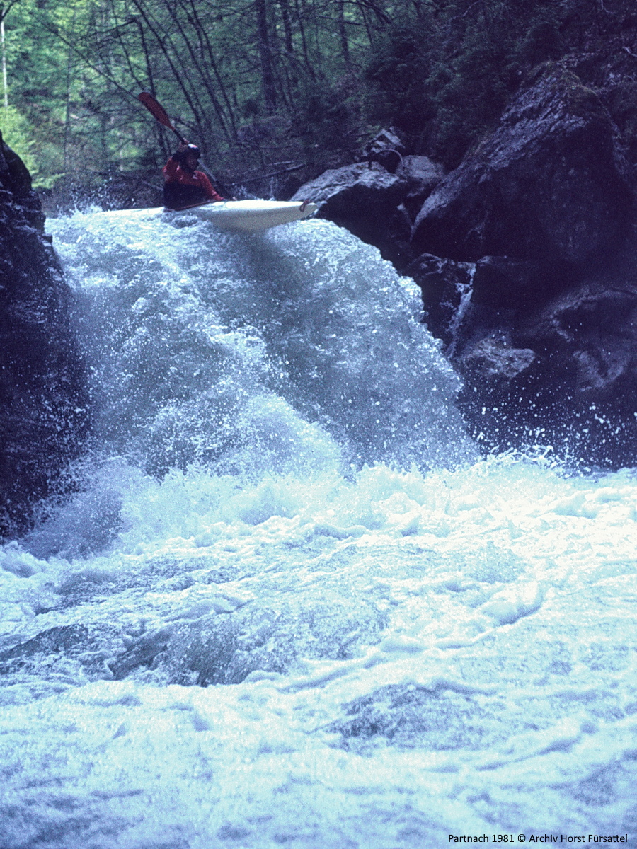 Horst Fürsattel in der Partnachklamm