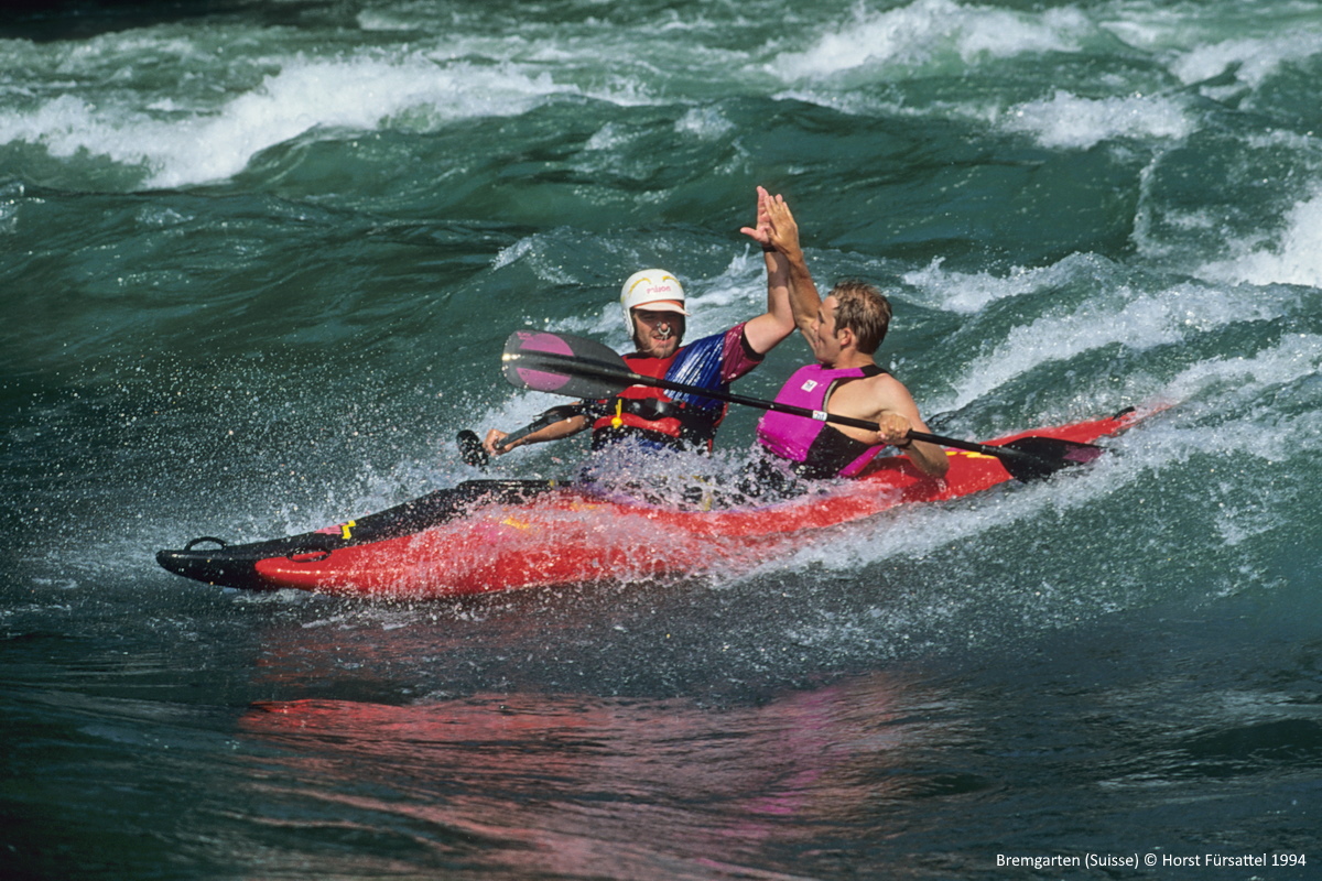 Stephan Reheis, James Venimore, Surfwelle Bremgarten, Prijon Hurricane