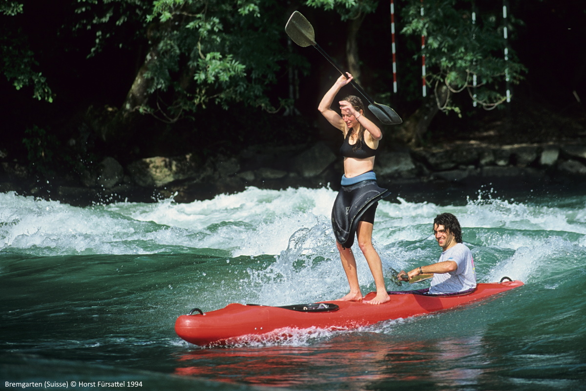 Heike Brachlow, Donald Calder, Reuss, Bremgarten Surfwelle