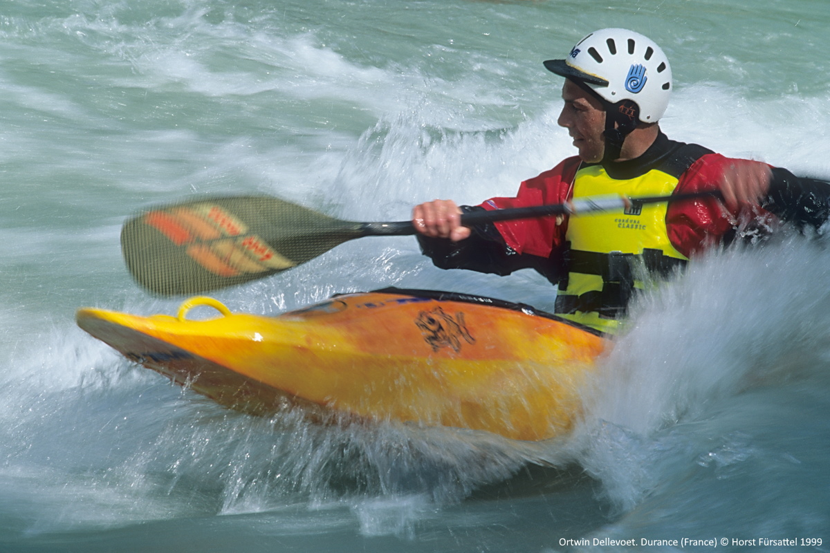 Ortwin Delevoet, Whitewater Kayak Paddler, Teva-Tour 1999