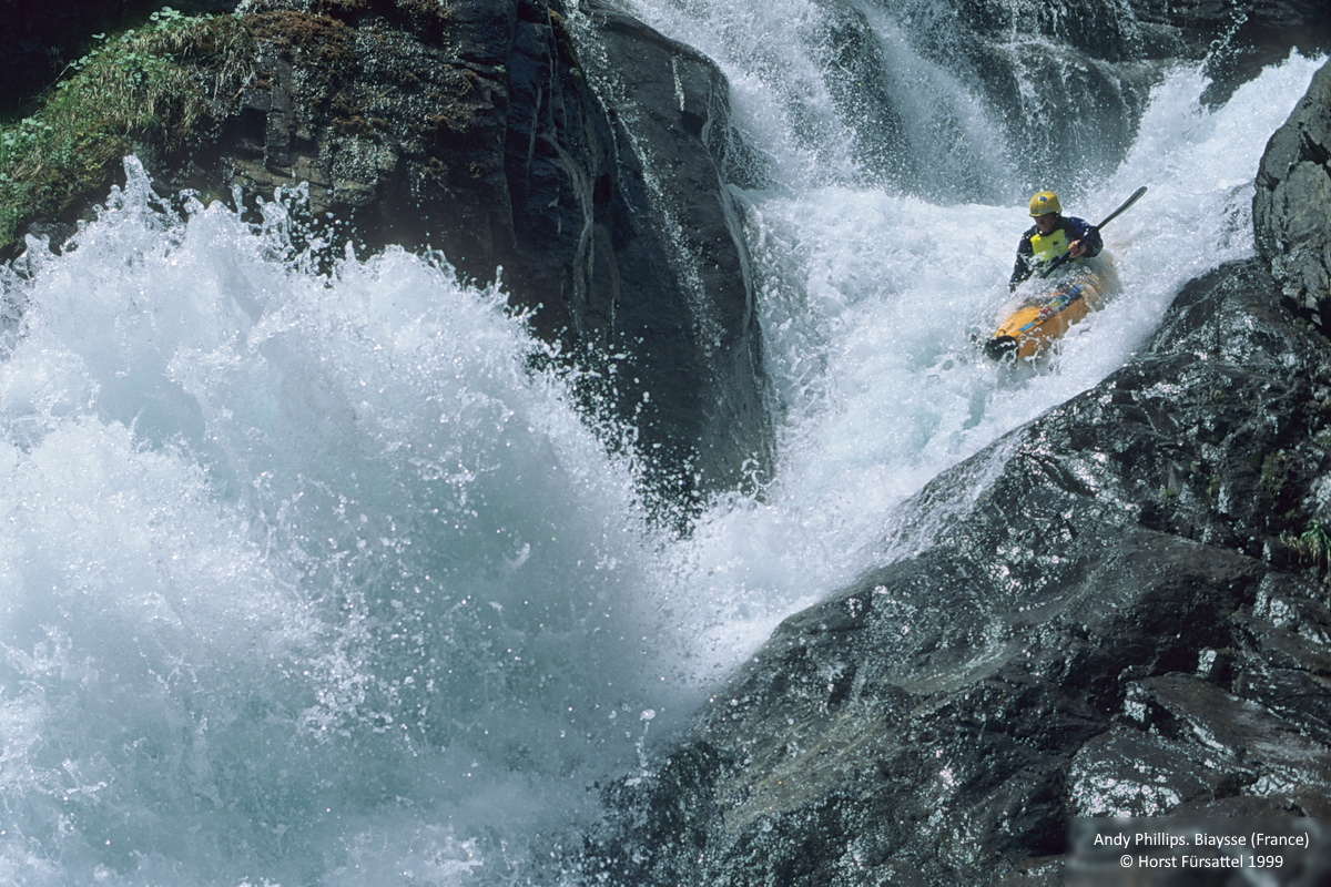 Andy Philips, Pyranha Kayak, TEVA TOUR 1999