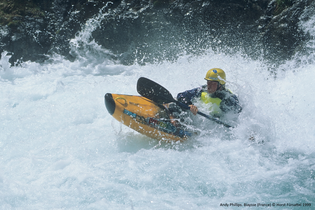 Andy Philips Paddler TEVA TOUR 1999