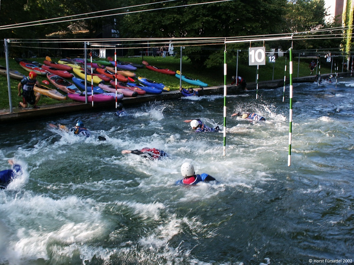 Eiskanal-Rodeo 2002, Augsburg; mit Topolino-Rennen