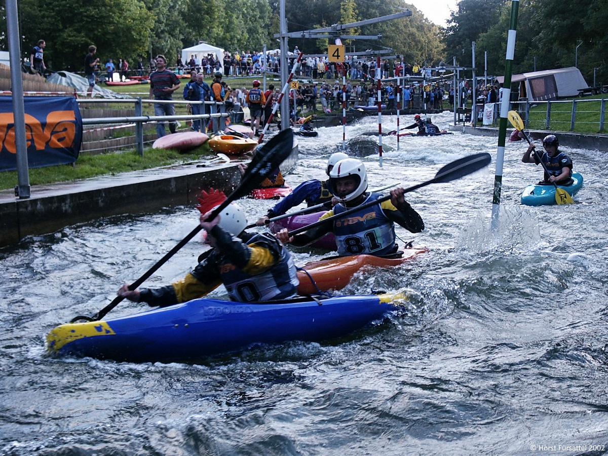 Eiskanal-Rodeo 2002, Augsburg; mit Topolino-Rennen