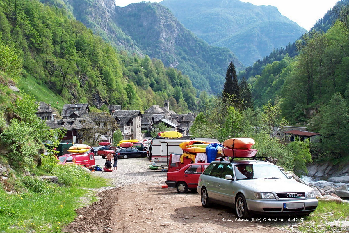 Teva-Tour 2002, Extreme-Kayak-Race, Valsesia, Italy