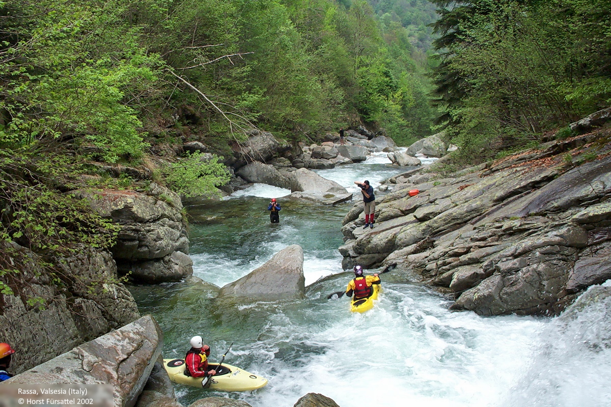 Torrente Sorba, Rassa, Valsesia, Italia