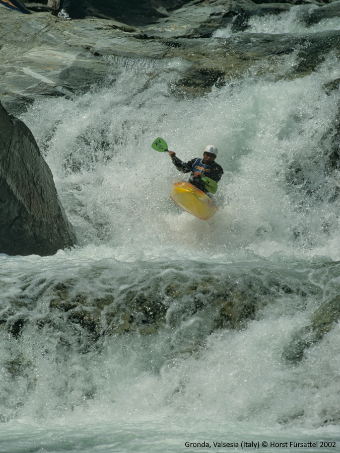 Mike Abott, Extreme-Kayak-Race 2002, Gronda, Valsesia